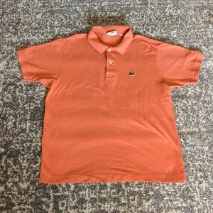 Peach Lacoste Polo